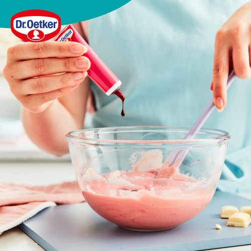 Dr. Oetker Pink Food Colouring Gel