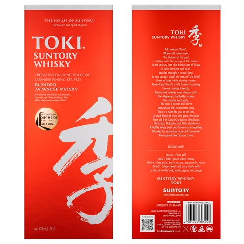 Toki Suntory Japanese Whisky