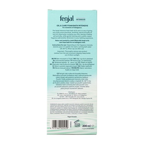 Fenjal Intensive Bath Oil and Foam