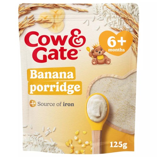 Cow & Gate Banana Porridge Baby Cereal 6+ Months
