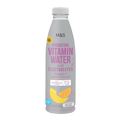 M&S Hydrating Pineapple & Passionfruit Vitamin Water