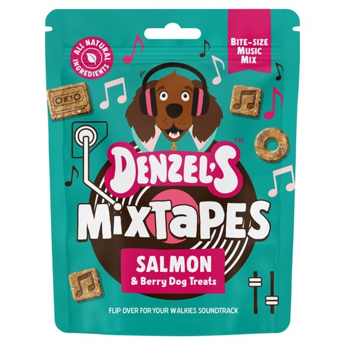 Denzel's Mixtapes Salmon & Berries Dog Treats