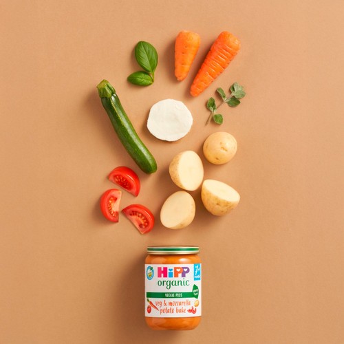 HiPP Organic Veg & Mozzarella Potato Bake Baby Food Jar 7+ Months 