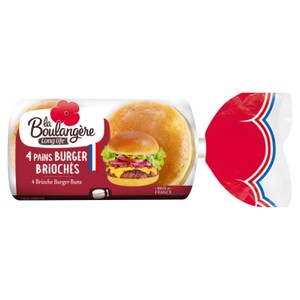 La Boulangere 4 Brioche Burger Buns