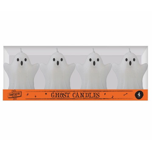 Fang-Tastic Spooky Ghost Halloween Candles