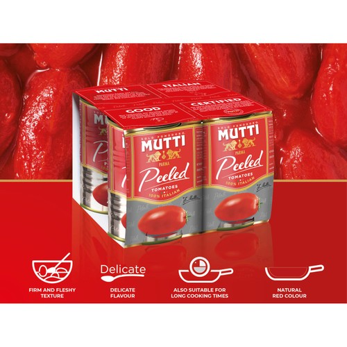 Mutti Peeled Plum Italian Tomatoes