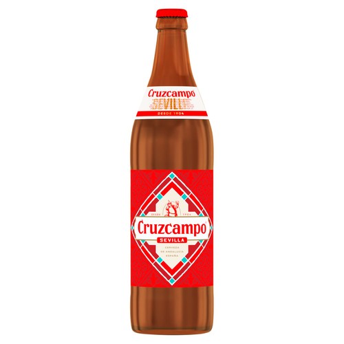 Cruzcampo Lager Beer Single Bottle