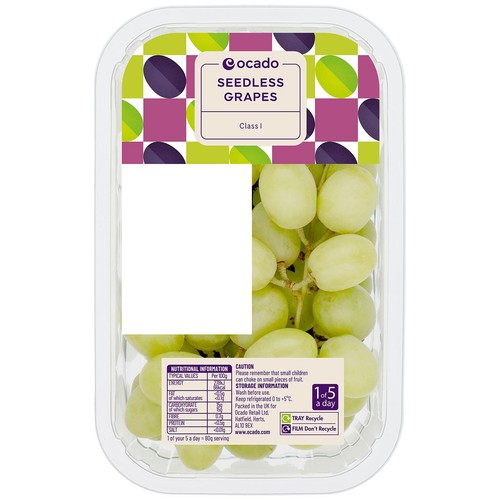 Ocado Green Seedless Grapes