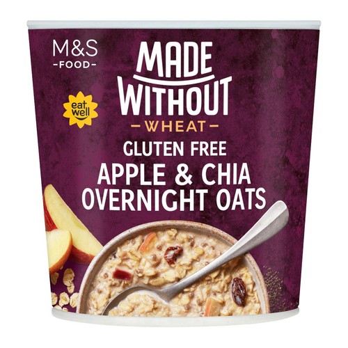 M&S Made Without Wheat Gluten Free Apple & Chia Overnight Oats
