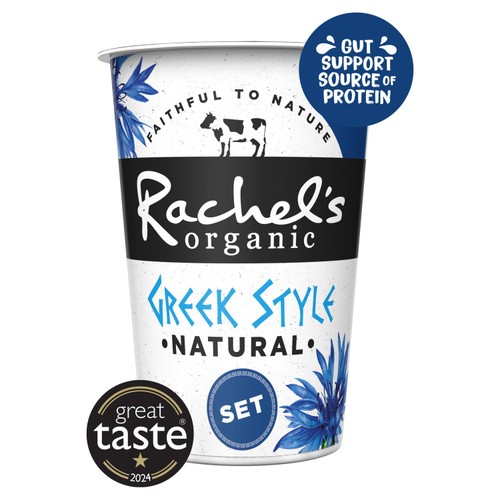 Rachel's Organic Set Greek Style Natural Yoghurt 