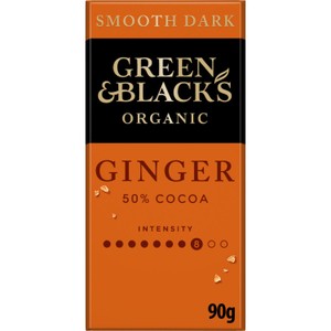 Green & Blacks Organic Ginger Dark Chocolate 90G