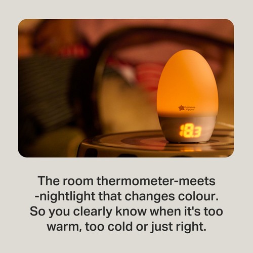 Tommee Tippee Gro Egg 2 Night Light and Digital Room Thermometer
