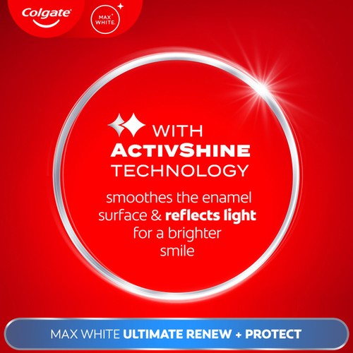 Colgate Max White Ultimate Renewal At Home Teeth Whitening Toothpaste