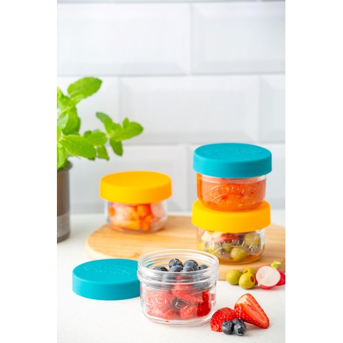Kilner Set of 2 Snack and Store Pots 125ml