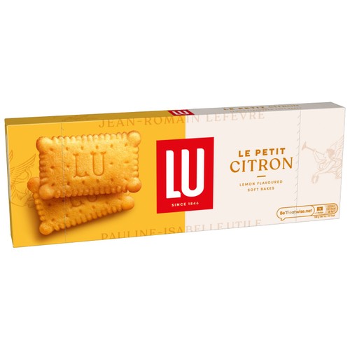 LU Le Petit Citron Lemon Flavoured Soft Bakes Biscuits