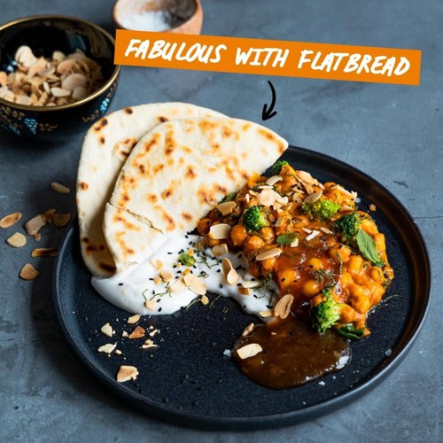 STOCKED Curried Chickpeas Ready Meal