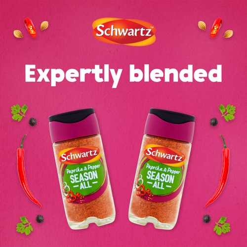 Schwartz Salt, Paprika & Pepper Season All Seasoning Jar