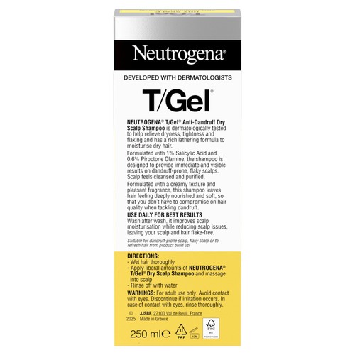 Neutrogena T-Gel Anti-Dandruff Dry Scalp Shampoo