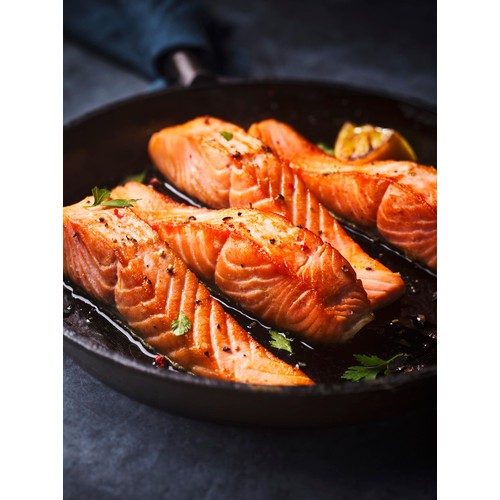 M&S Scottish 2 Salmon Fillets Skin On