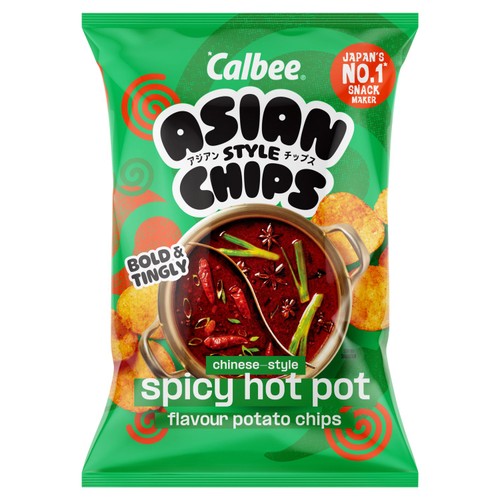 Calbee Asian Style Chips Chinese Style Spicy Hotpot Share Bag