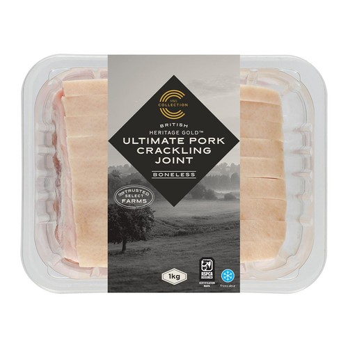 M&S Collection British Outdoor Bred Ultimate Pork Crackling Joint