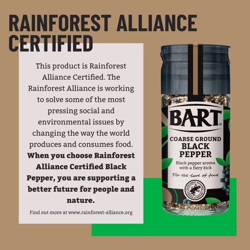 Bart Black Pepper Coarse Ground