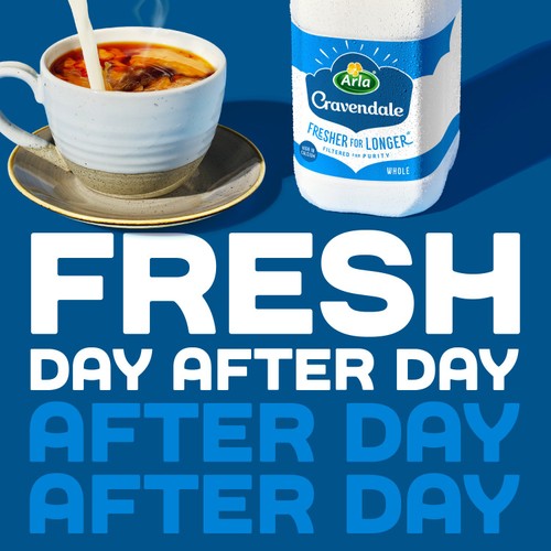 Cravendale Filtered Fresh Whole Milk 1L Fresher for Longer