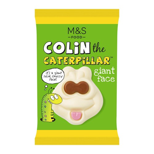 M&S Colin the Caterpillar Giant Chocolate Face