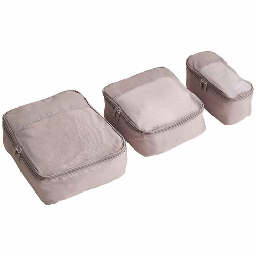 M&S 3 Pack Packing Cubes, Neutral