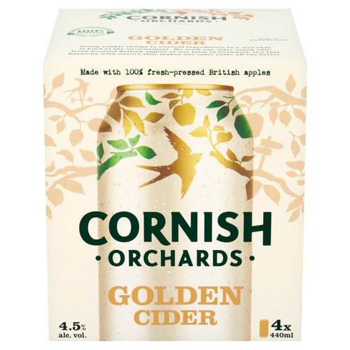 Cornish Orchards Gold Cider Cans 4.5%