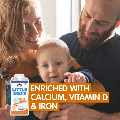 LITTLE STEPS Follow-On Baby Milk 6 mth+ Ready-to-use formula milk 200ml
