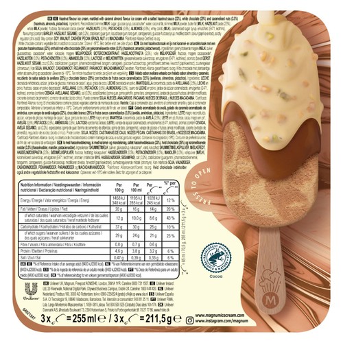 Magnum Utopia Double Hazelnut Ice Cream Sticks