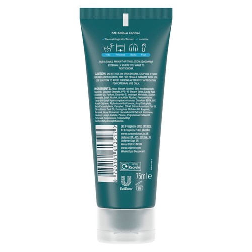 Sure Men Whole Body Ocean Rush Cream Deodorant