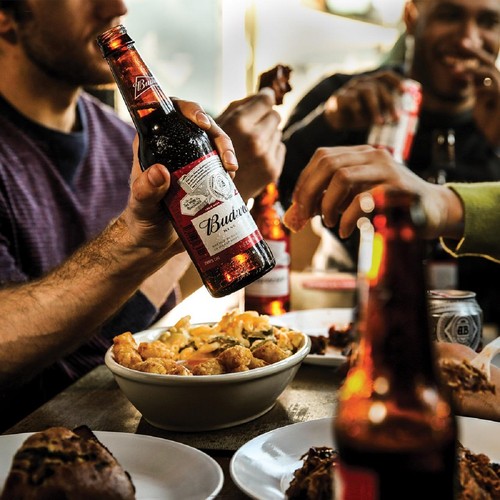 Budweiser Lager Beer Bottles