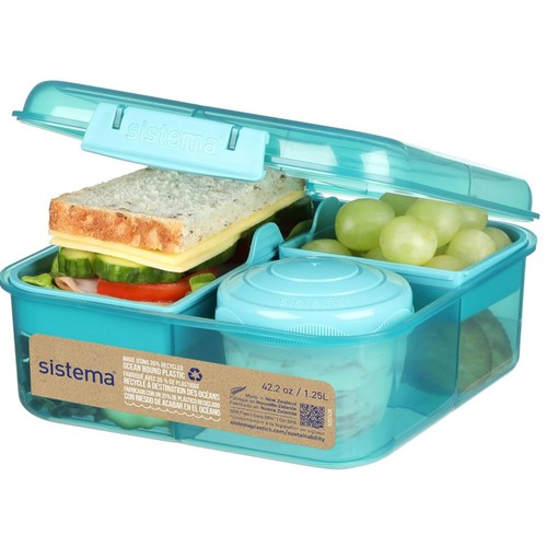 Sistema 1.25L Bento Cube To Go Lunch Box