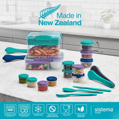 Sistema To Go Cutlery Travel Set Portable Reusable Utensils