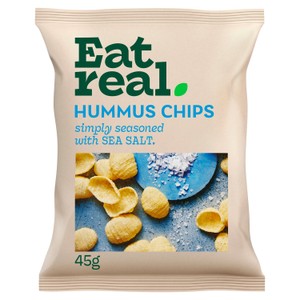 Eat Real Hummus Chips - Tomato & Basil, Salt, Sour Cream & Chive 98g