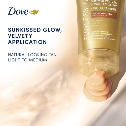 Dove Dermaspa Summer Revived Fair-Medium Self-Tan for Face & Body