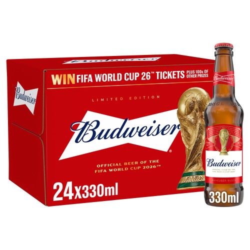 Budweiser Lager Beer Bottles