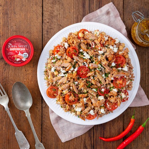 John West Chilli & Garlic No Drain Tuna Infusions