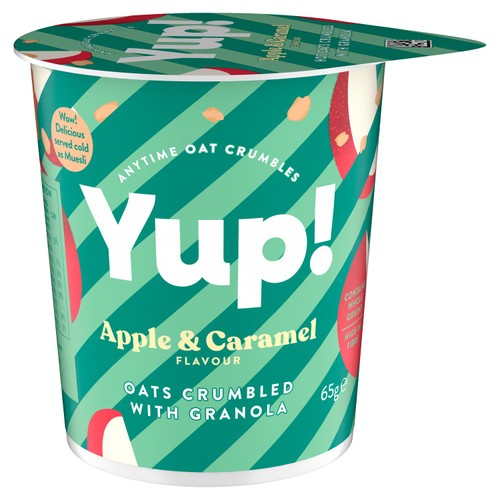 Yup! Caramel & Apple Crumbled Oats with Granola Cereal Pot