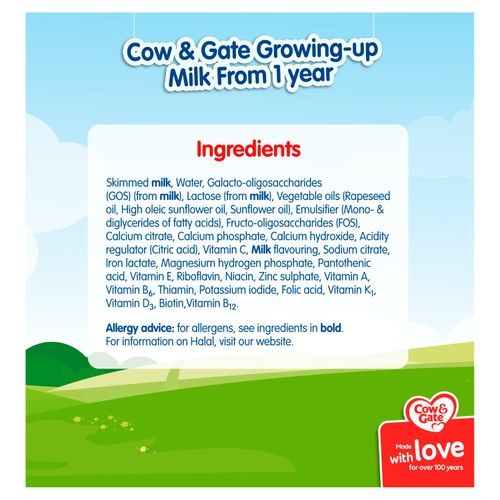 Cow & Gate 3 Toddler Milk Formula Liquid Ready to Feed 1-3 Years Multipack