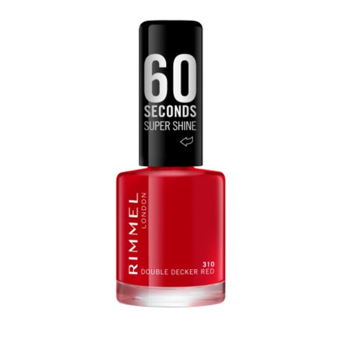 Rimmel 60 Seconds Nail Polish 310 Double Decker Red
