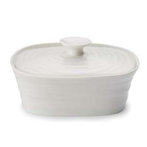 sophie conran white porcelain covered butter dish