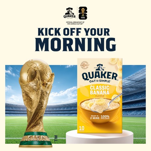 Quaker Oat So Simple Banana Porridge Cereal Sachets