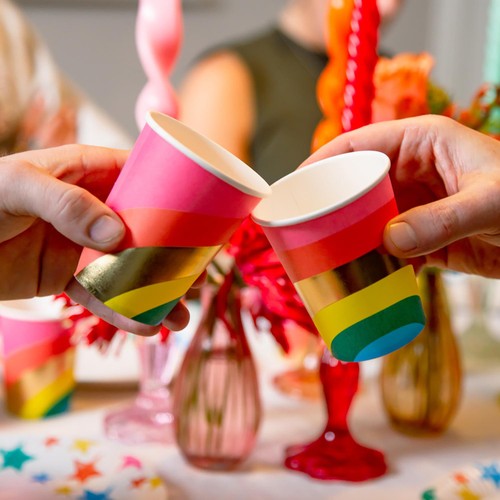 Talking Tables Rainbow Paper Party Cups