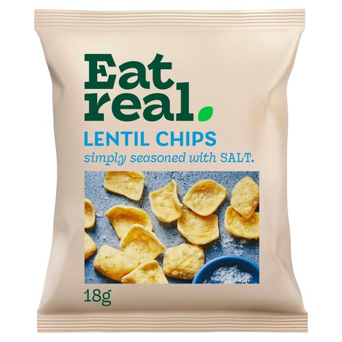Eat Real Multipack Lentil Chips Salted