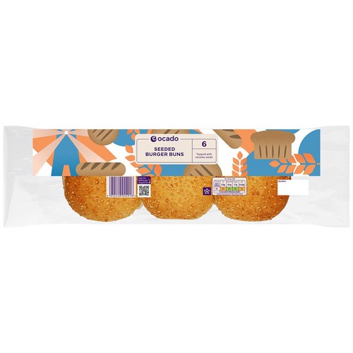 Ocado Seeded Burger Buns