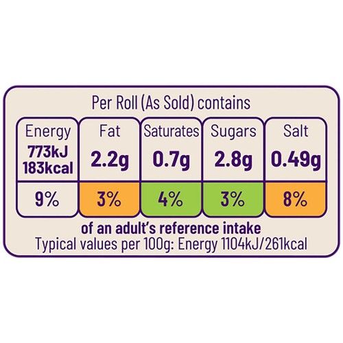 Ocado White Deli Rolls