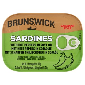 Brunswick Sardines in Hot Peppers
